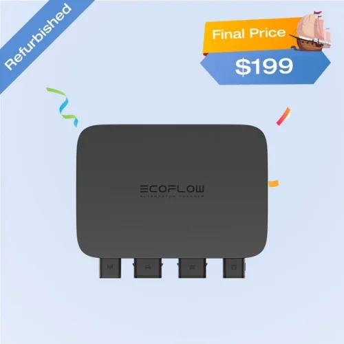 EcoFlow 800W Car Alternator Charger 3-in-1 Fast DC Charger Certified Refurbished