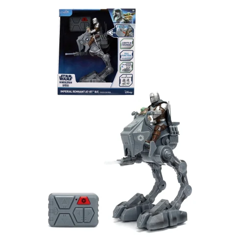 Star Wars Imperial Remnant AT-RT RC Walker with Mandalorian and Grogu 13" Remote Control Toy