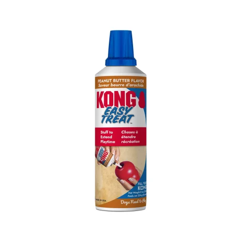 KONG Stuff' N Easy Treat Easy Nozzle Control Dog Treat, Peanut Butter, 8 Ounces