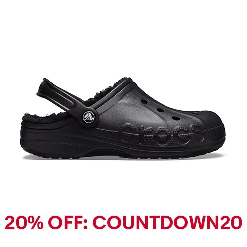 Crocs Adult Baya Lined Clogs