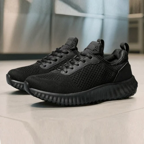 Bruno Marc Women's Non Slip Work Shoes Walking Black Kitchen Resistant Sneakers