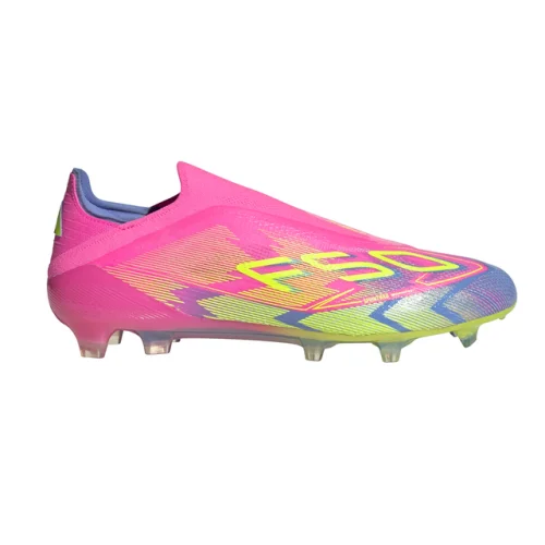 adidas F50 Elite Laceless Firm Ground Soccer Cleats Mens Pink Sneakers Athletic