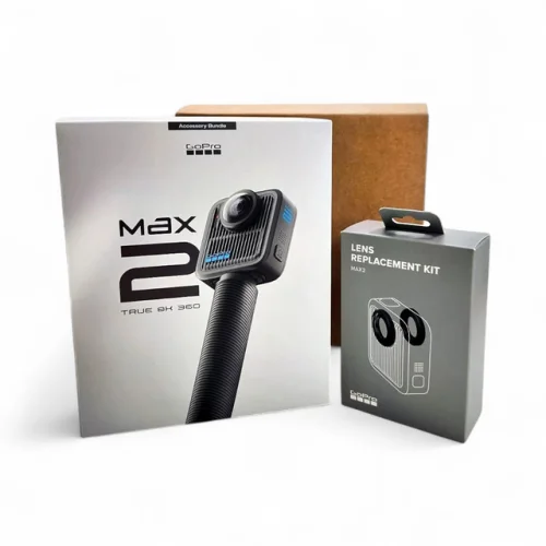 GoPro MAX2 True 8K 360 Video Action Camera Bundle - Black CHDFZ-311-TH