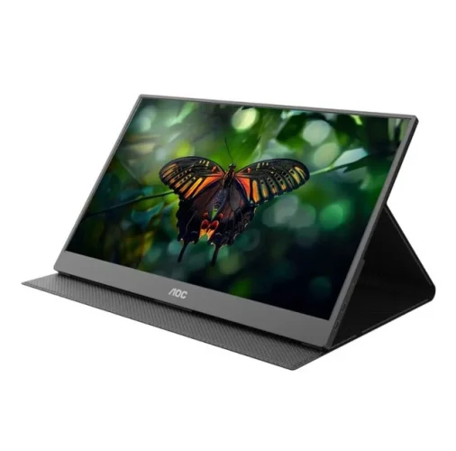 AOC 16T15 15.6" Viewable Portable Monitor with 220 cd/m2 Brightness and Built-in Speakers
