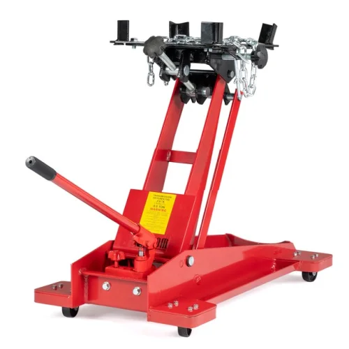 1000LBS Hydraulic Roll-Under Transmission Floor Jack, 1/2 Ton, Red
