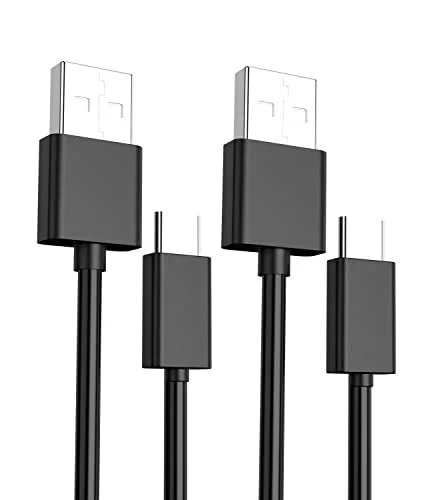2-Pack BERLAT 6.6ft USB C Charging Cable for PlayStation 5, Xbox Series X, Xbox Series S, Switch