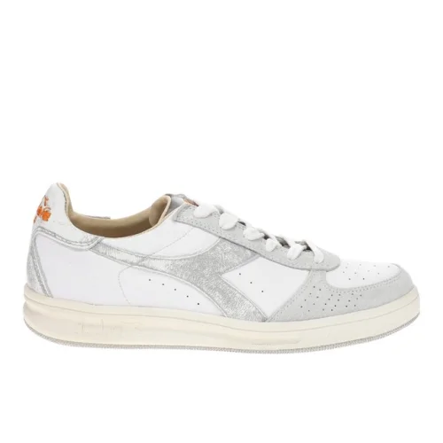 diadora B.Elite Foro Used Italia Lace Up Mens White Sneakers Casual Shoes 18197