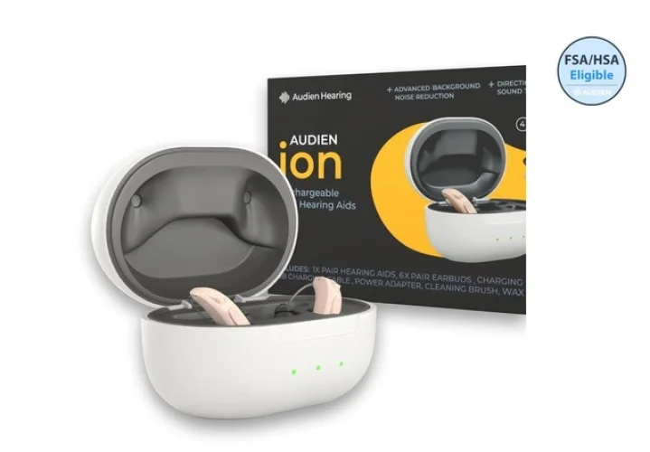 Audien ION Rechargeable BTE Hearing Aid No Prescription Needed Certified Refurbished