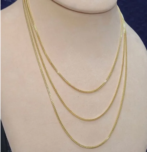 18k Solid Yellow Gold Franco Box Link 26-inch 2 mm 18-gram Pendant Chain Necklace