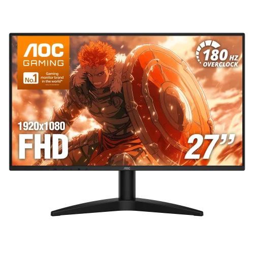 AOC G27MC36N 27-Inch Class Full HD 1920x1080 Gaming Monitor with HDMI and DisplayPort in Black