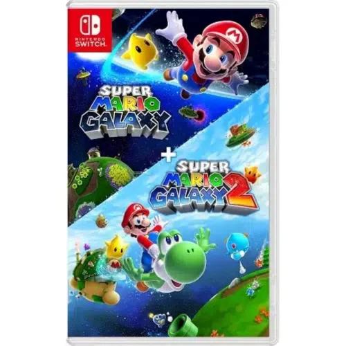 Super Mario Galaxy + Super Mario Galaxy 2 - Nintendo Switch (Region Free Version) Game Bundle