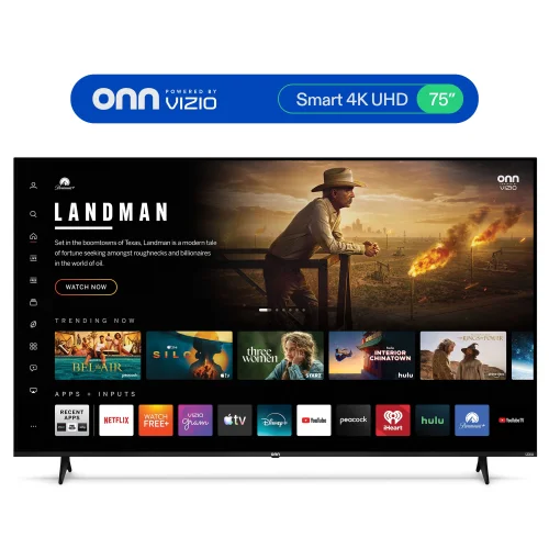 onn 75 in Class 4K UHD Smart Television Powered by VIZIO, 75S4V4