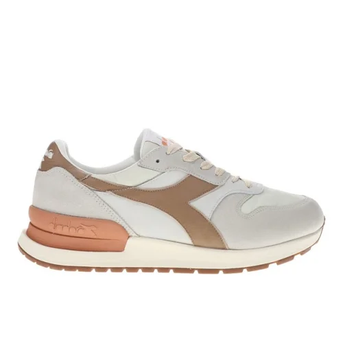 diadora Conquest Nubuck Lace Up  Mens White Sneakers Casual Shoes 180894-20012