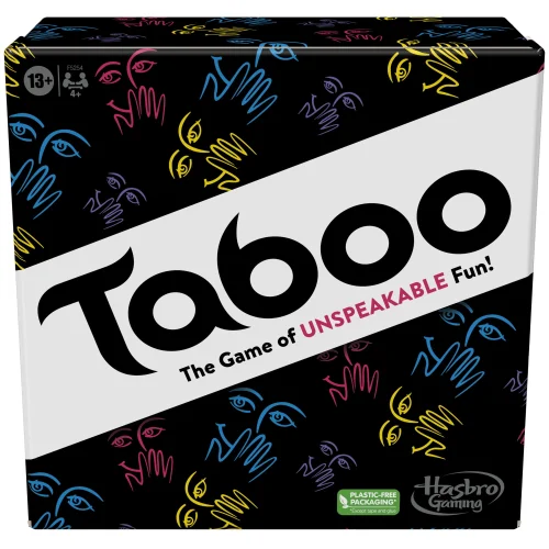 Classic Taboo Word Guessing Board Game for Adults and Teens, Ages 13 and Up, for 4 or More Players