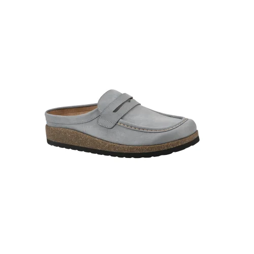 Mountain Sole Women's Penny Clog Moccasin-Style Slip-On with Contoured Cork Footbed