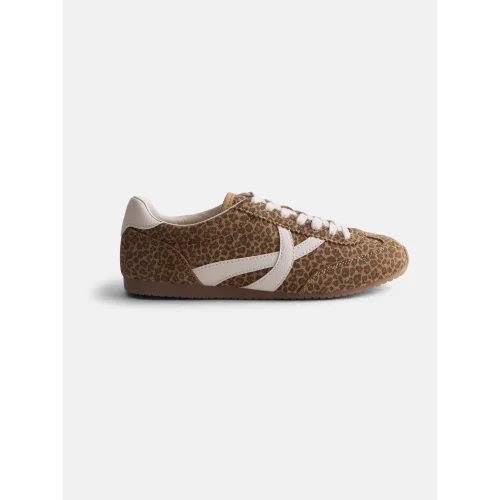 Scenario Women's Lace Up Low Profile Sneakers with Faux Suede Design and Memory Foam Insole