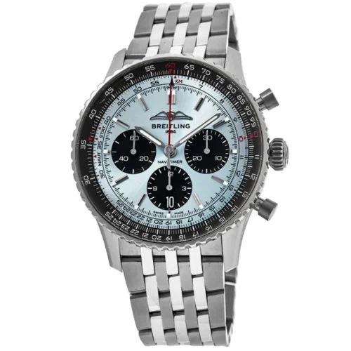 Breitling Navitimer B01 Chronograph 43 Ice Blue Men's Watch Model AB0138241C1A1