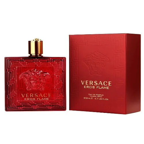Versace Eros Flame by Versace 6.7 oz Eau de Parfum Cologne for Men, New in Box