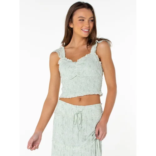 Celebrity Pink Women's Sweetheart Tank Top with Ruffle Straps, Sizes XS-XXXL