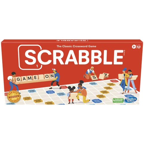 Scrabble Classic Crossword Board Game for Kids & Adults, Word Game for 2-4 Players, Ages 8+