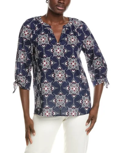 Jones New York Elbow Raglan Sleeve Blouse Women's