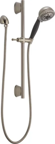 Delta H2OKinetic 5-Setting Slide Bar Hand Shower Stainless - Certified Refurbished