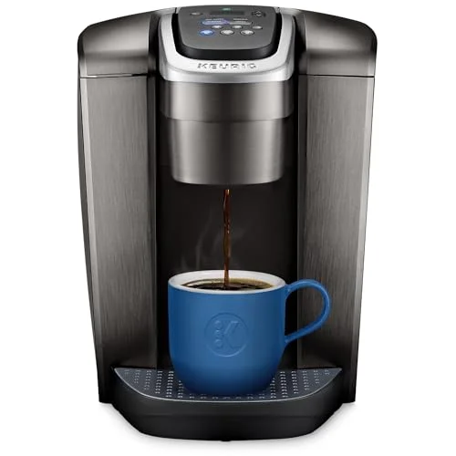 Keurig K-Elite Single Serve K-Cup Pod Coffee Maker, Brushed Slate with Strength and Temp Control