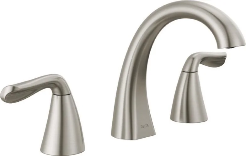 Delta Arvo Widespread Faucet Spotshield Brushed Nickel - Certified Refurbished