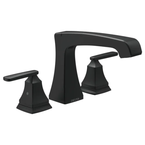 Delta Ashlyn Roman Tub Trim Matte Black - Certified Refurbished