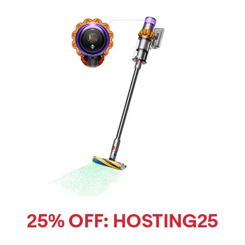 Dyson V15 Detect Total Clean Extra Cordless Vacuum Cleaner, Yellow/Nickel, Refurbished Condition