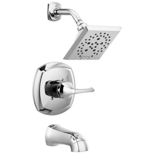 Delta Portwood Tub and Shower Trim with Valve, Chrome Finish, Certified Refurbished Condition