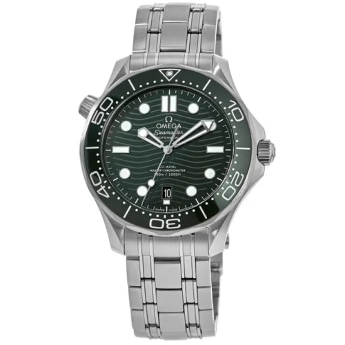 New Omega Seamaster Diver 300M Automatic Green Men's Watch 210.30.42.20.10.001