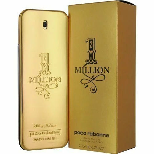 1 Million by Paco Rabanne 6.7 / 6.8 oz Eau de Toilette Cologne for Men New In Box