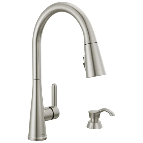 Delta Greydon Kitchen Faucet Spotshield Stainless-Certified Refurbished