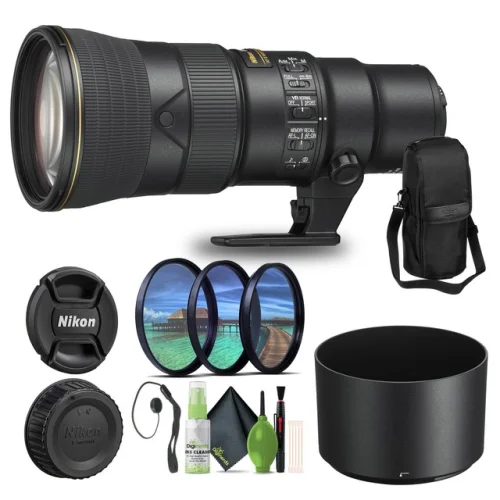Nikon AF-S NIKKOR 500mm f/5.6E PF ED VR Lens with Filter Kit and Bundle