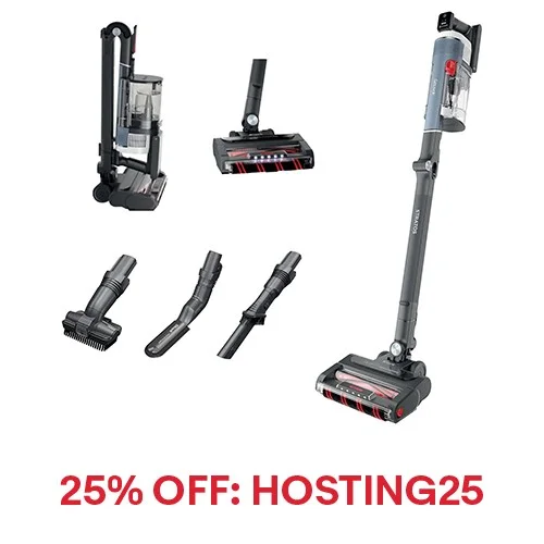 Shark Stratos Cordless Vacuum, Clean Sense IQ & DuoClean PowerFins (Refurbished)