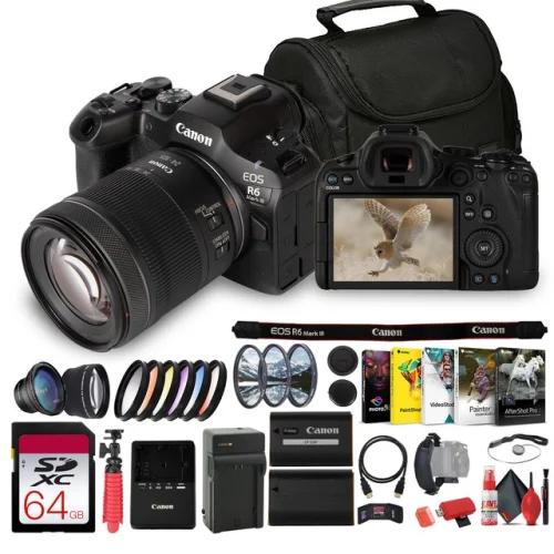 Canon EOS R6 Mark III Mirrorless 32.5MP Full Frame Camera with 24-105mm Lens