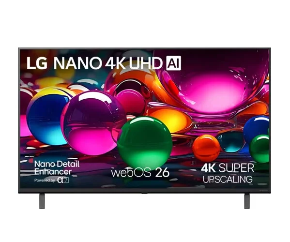 LG 43 Inch NU70 Series 4K UHD LED HDR10 Smart TV with webOS 26