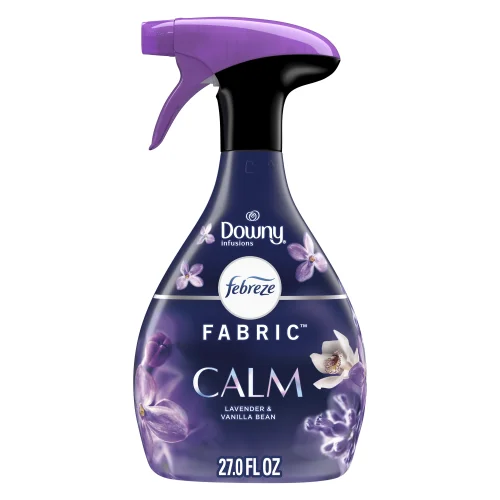 Febreze Fabric Spray Air Freshener, Odor-Fighting Fabric Refresher, Downy Calm, 27 fl oz