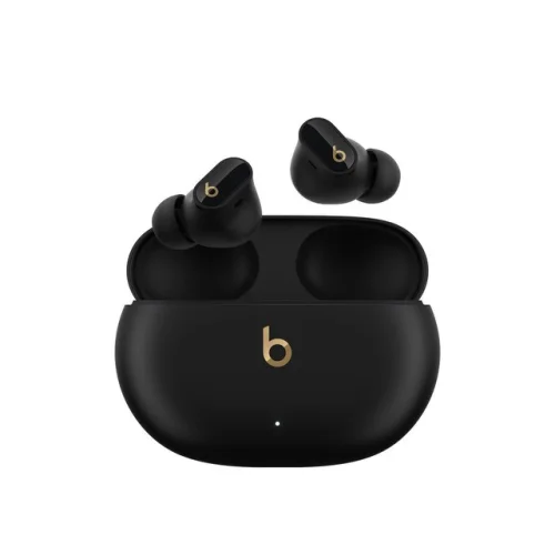 Beats Studio Buds+ Noise Cancelling Earbuds MQLH3LL/A in Black/Gold, Open Box Condition