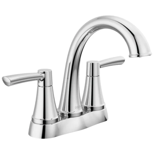 Delta Casara Centerset Bathroom Faucet 2-Handle Chrome - Certified Refurbished
