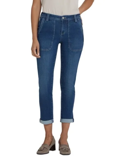 Nydj Petite Margot Vintage Lapis Girlfriend Jean Women's 0P