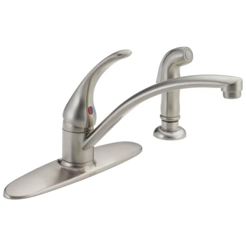 Delta Foundations Kitchen Faucet 1.8 GPM Stainless - Certified Refurbished