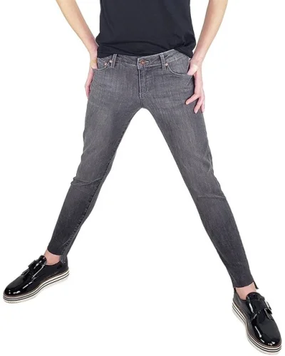 Tractr Jeans Diane Step Hem Skinny Pant
