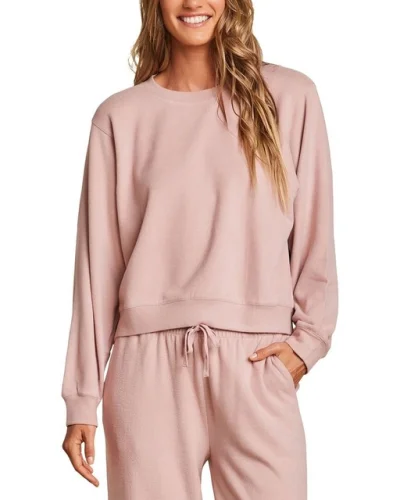 Barefoot Dreams Mc Brushed Fleece Split Neck Pullover Women's