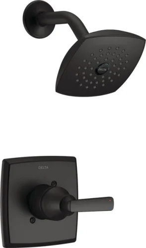 Delta Ashlyn Shower Trim 1-Handle 14 Series Matte Black - Certified Refurbished