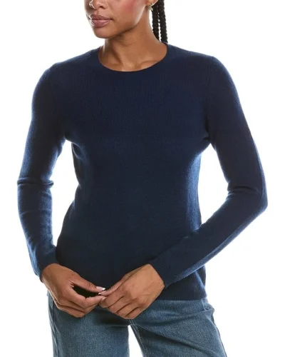 Forte Cashmere Basic Crewneck 100% Cashmere Sweater Women's
