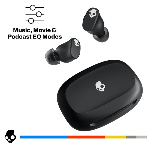 Skullcandy Smokin' Buds 360 XT True Wireless In-Ear Earbuds, Black