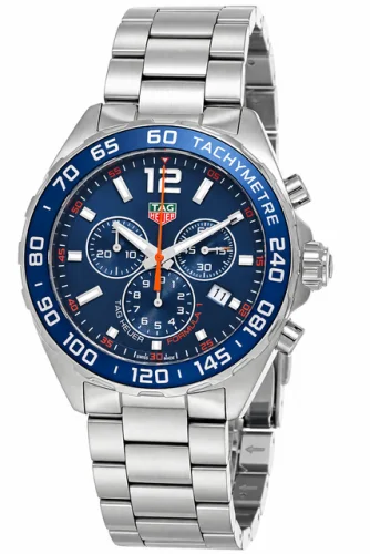 Tag Heuer Formula-1 Chronograph Blue Dial 43mm Men's Watch Model CAZ1014.BA0842