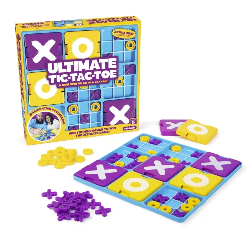 Ultimate Tic Tac Toe&trade; by Relatable, Kids and Adults Fun Classic Board Game for Family Game Night